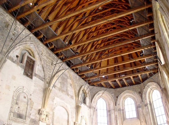 Built-in structure and addition to the church of St. Anna, Prague 1